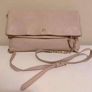 Tory burch fold-over cross body / clutch